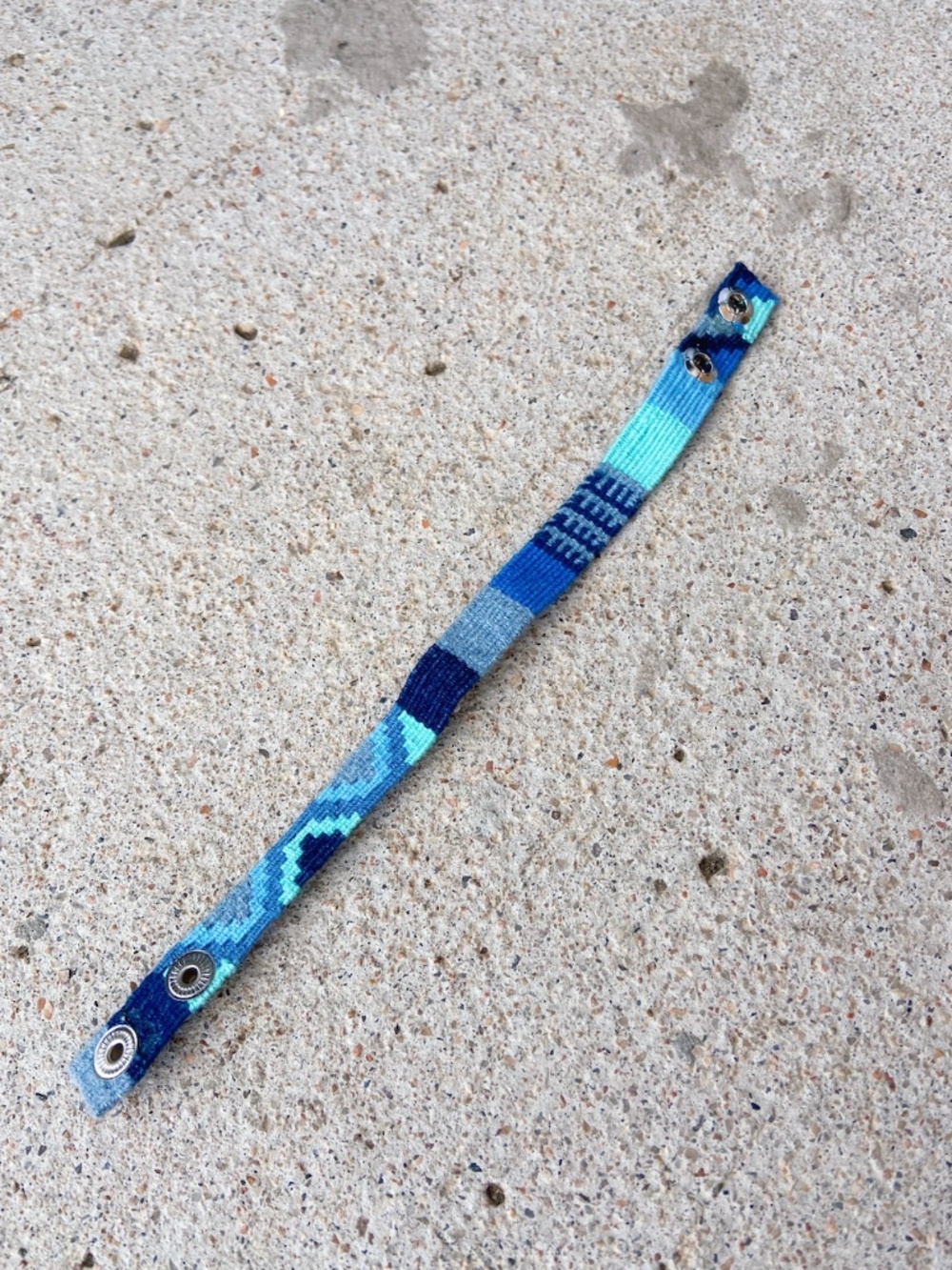 Mayan Hands Fair Trade Cinta Friendship Bracelet - Denim